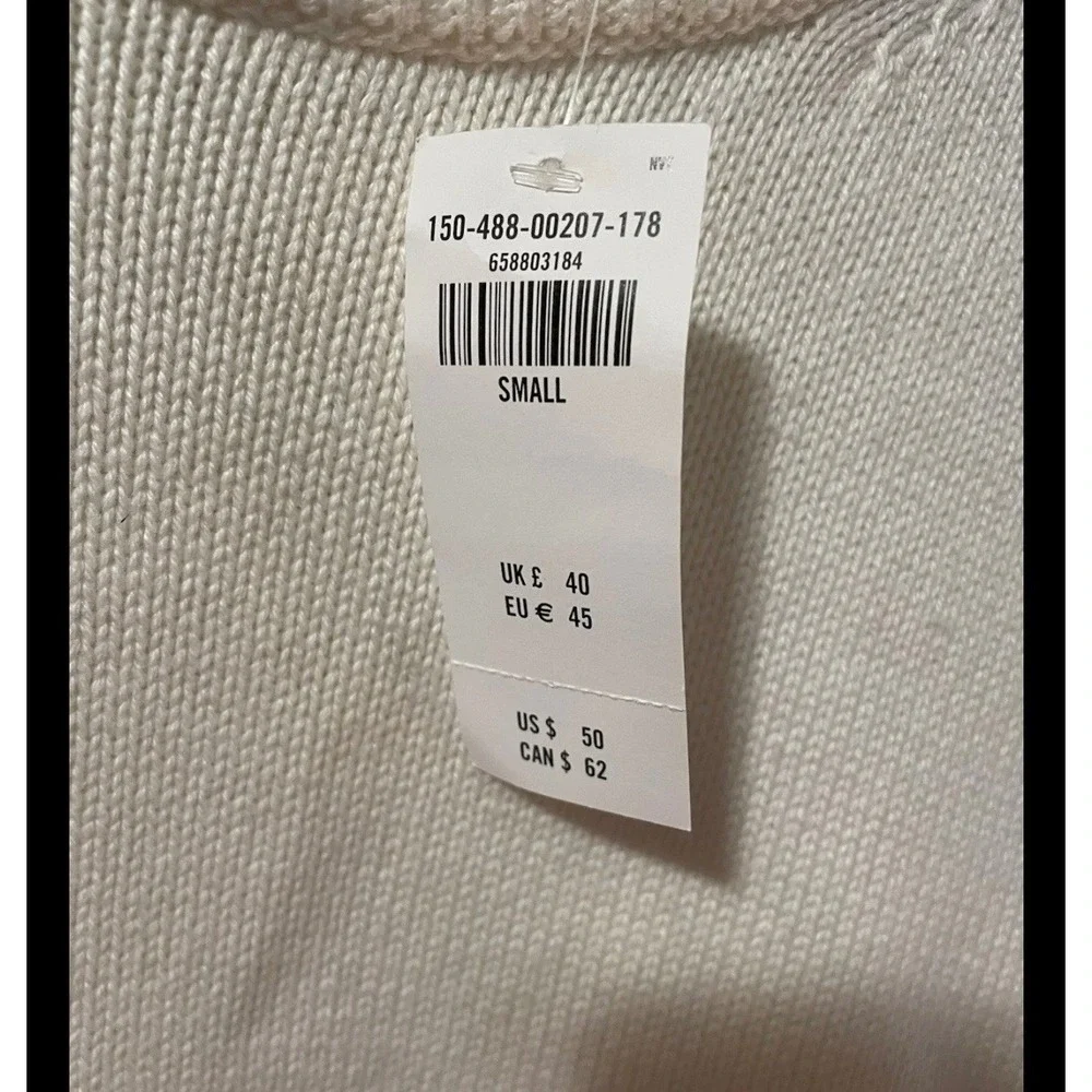 NWT Abercrombie & Fitch Women's Madeline Crew Sweater Tee S - Picture 2 of 3